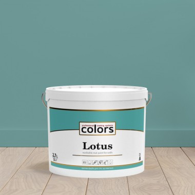Сolors Lotus латексная краска, устойчивая к стиранию и смыванию 2,7л